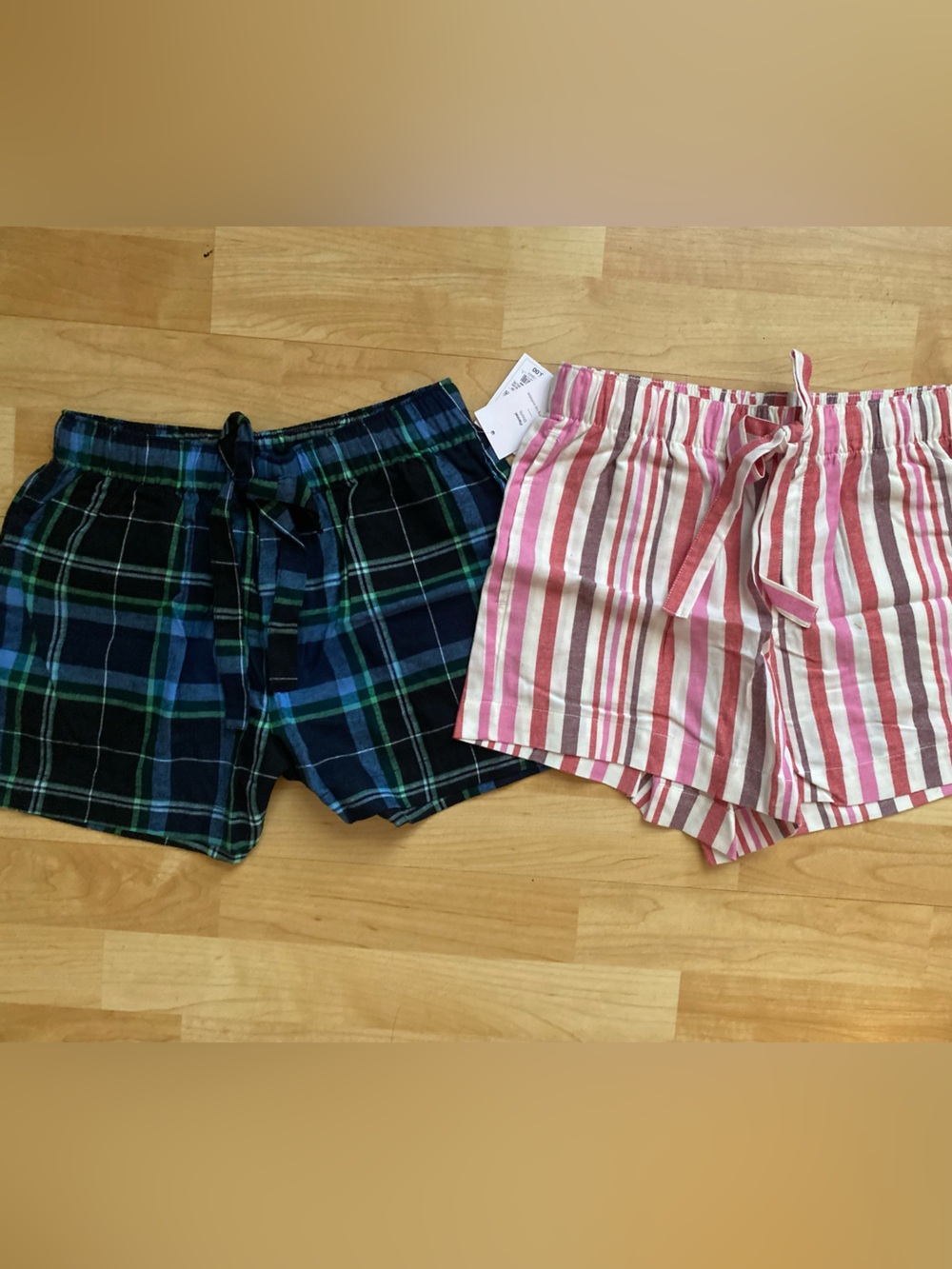 NWT Auden Flannel Sleep Shorts XS and S